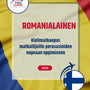Language Guide For Romanian in Finnish