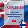 Language Guide For Slovak in Finnish