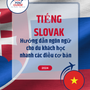 Language Guide For Slovak in Vietnamese