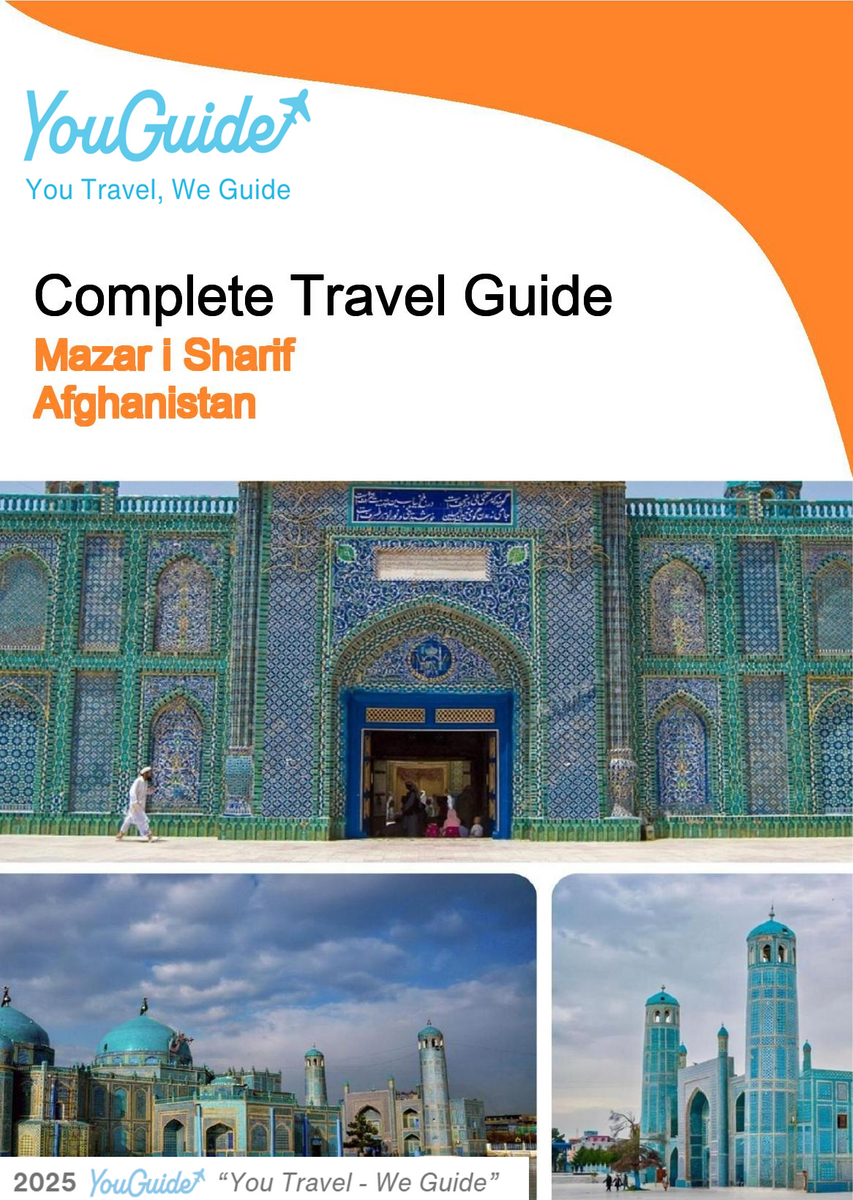 The city guide for Mazar i Sharif (Afghanistan)