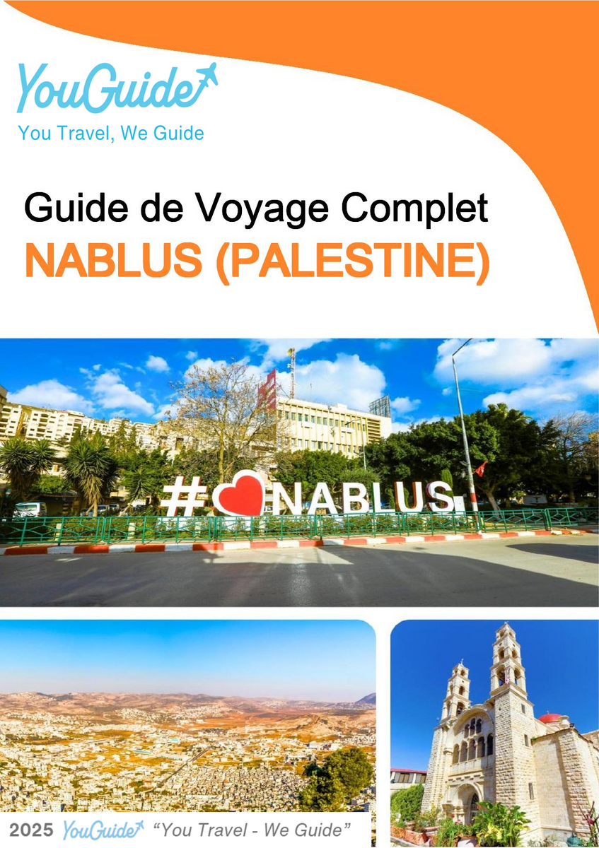 The city guide for Nablus (Palestine)