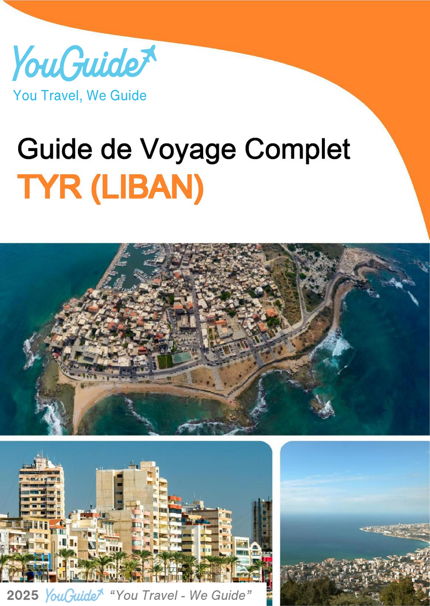 The city guide for Tyre (Lebanon)