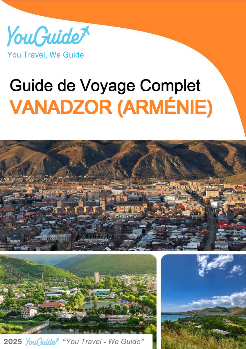 The city guide for Vanadzor (Armenia)