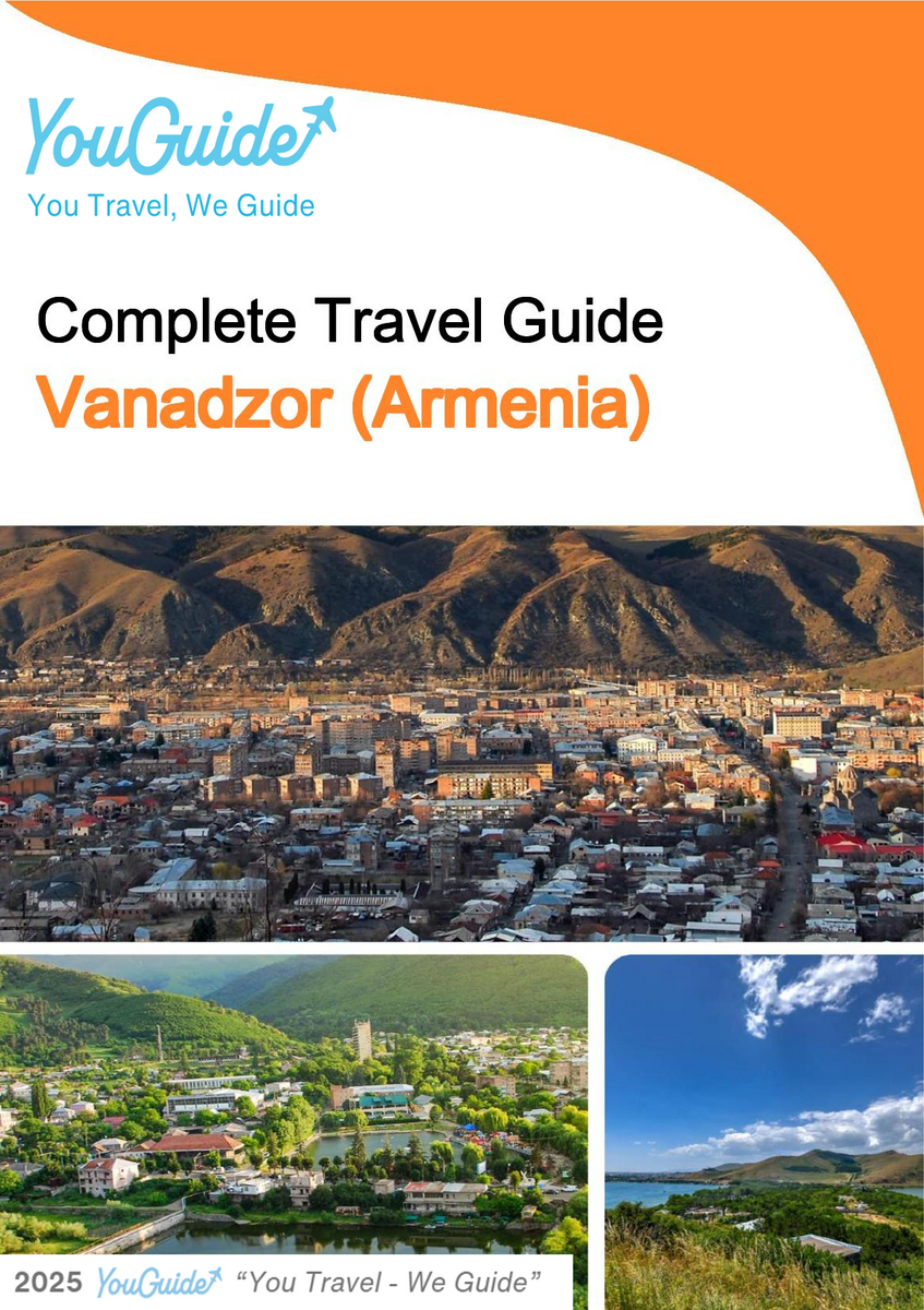 The city guide for Vanadzor (Armenia)