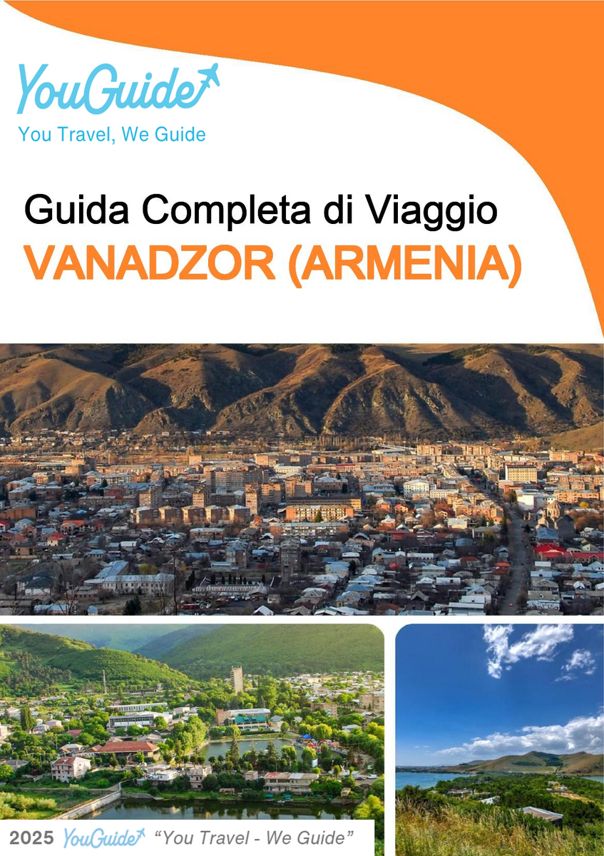 The city guide for Vanadzor (Armenia)